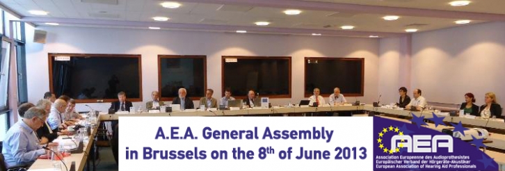 A.E.A. General Assembly in Brussels on the 8th of June 2013